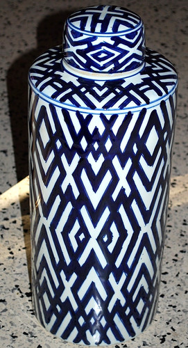 Vtg asian cobalt blue - cobalt,